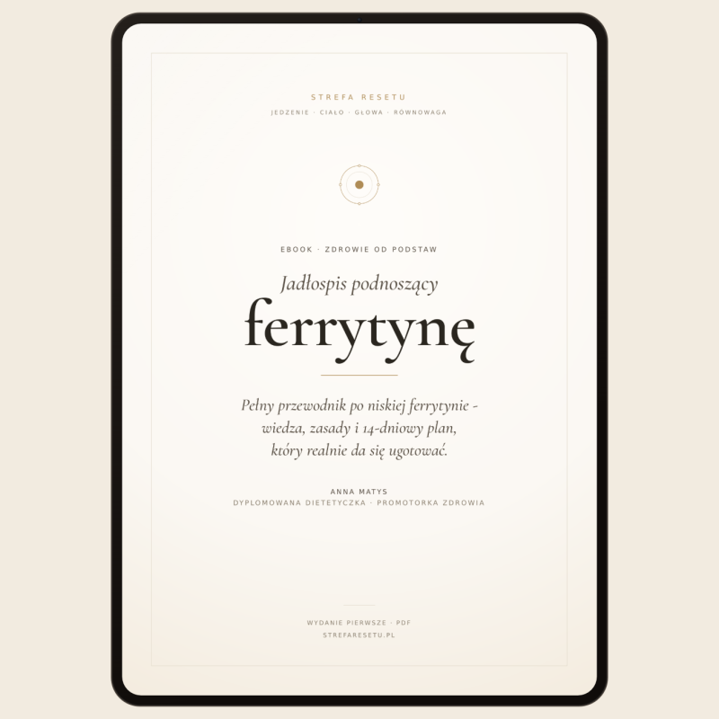 Jadłospis Podnoszący Ferrytynę
