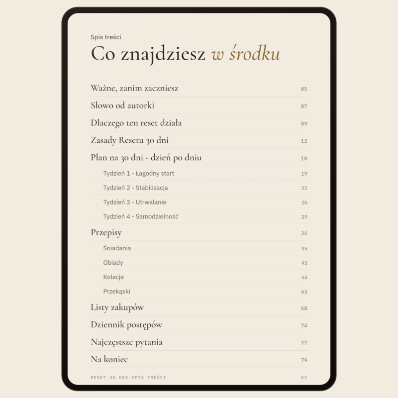 EBOOK 30 DNI RESET