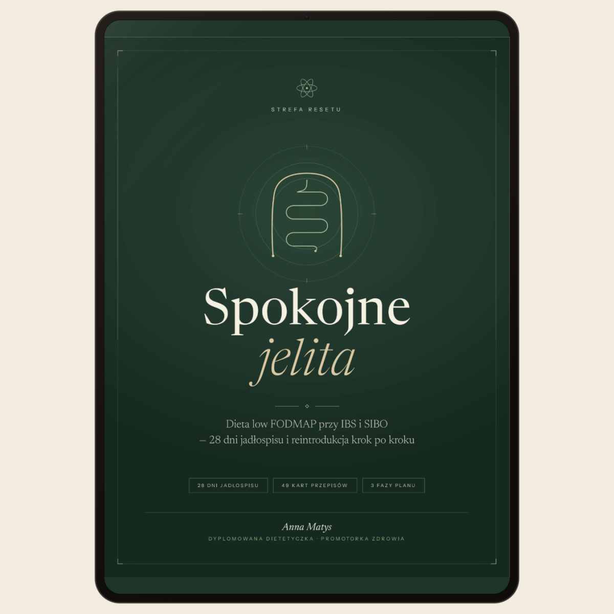 Spokojne jelita - 28-dniowy jadłospis Low FODMAP przy IBS i SIBO