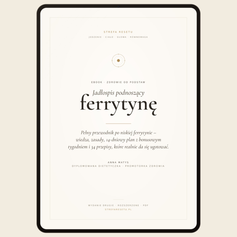 Jadłospis Podnoszący Ferrytynę